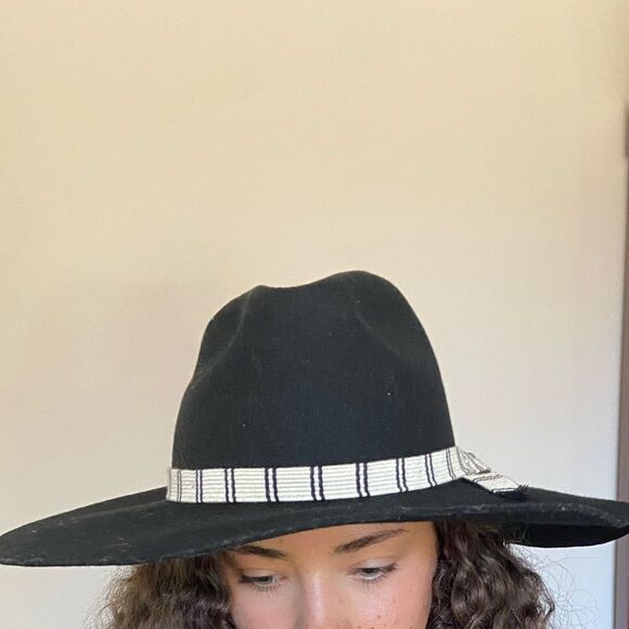 Brixton Leigh Felt Fedora Hat Size M - Picture 10 of 11